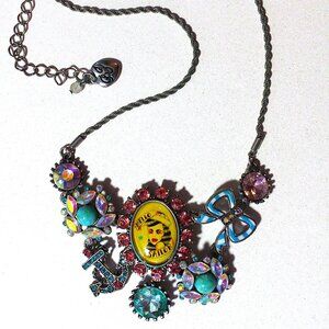 Bold Betsey Johnson Statement Necklace